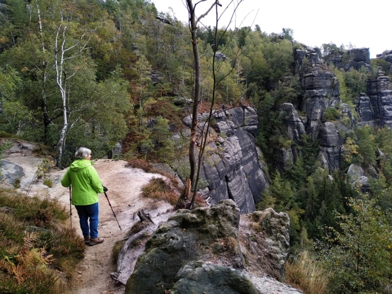 Oberhalb der Heiligen Stiege