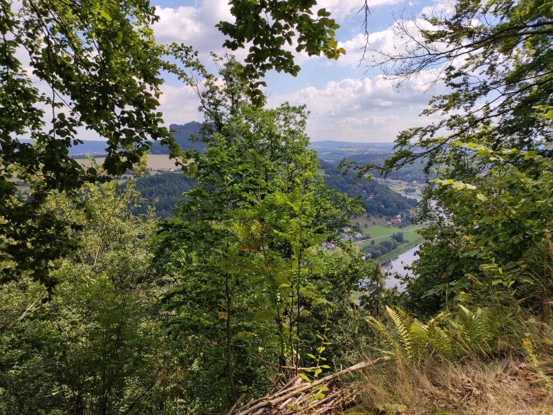 Blick ins Elbtal