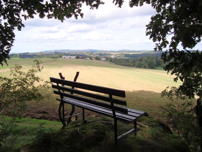 Bank am Kahlen Stein