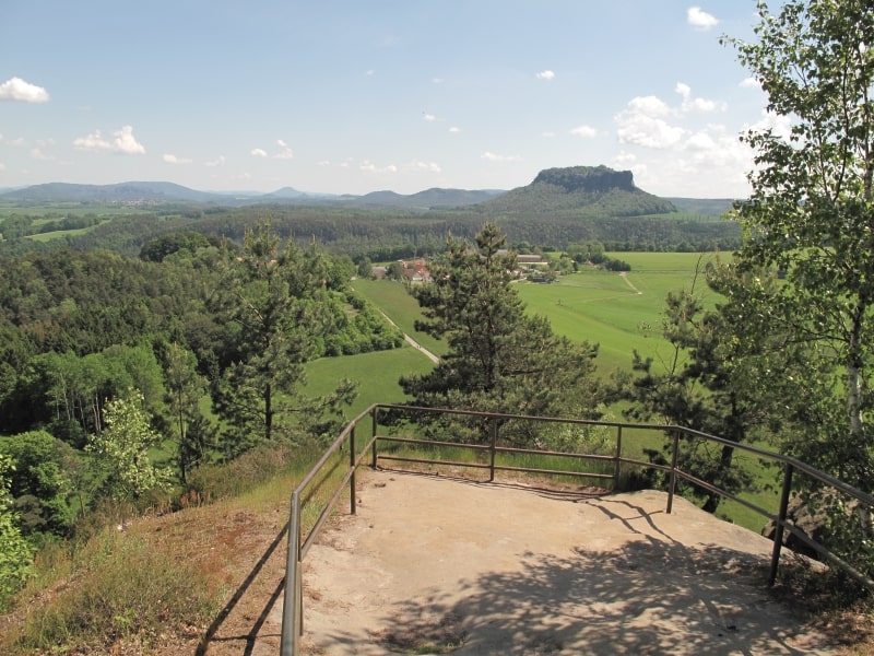 Aussicht an der Bergwirtschaft